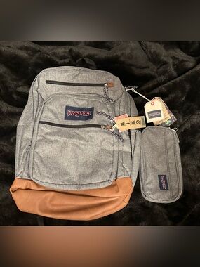 backpack big for laptops BANGE Large Laptop 17 inch Durable XL Heavy Duty Travel Backpack Tactical bag Has a good buffering Color:Dark Havana Michael Kors Cooper Pebbled